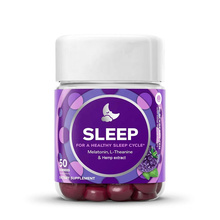 2020 Hot Sale Sleep CBD  Melatonin Hemp Gummies For Improving Sleep Help Eye Health Depression